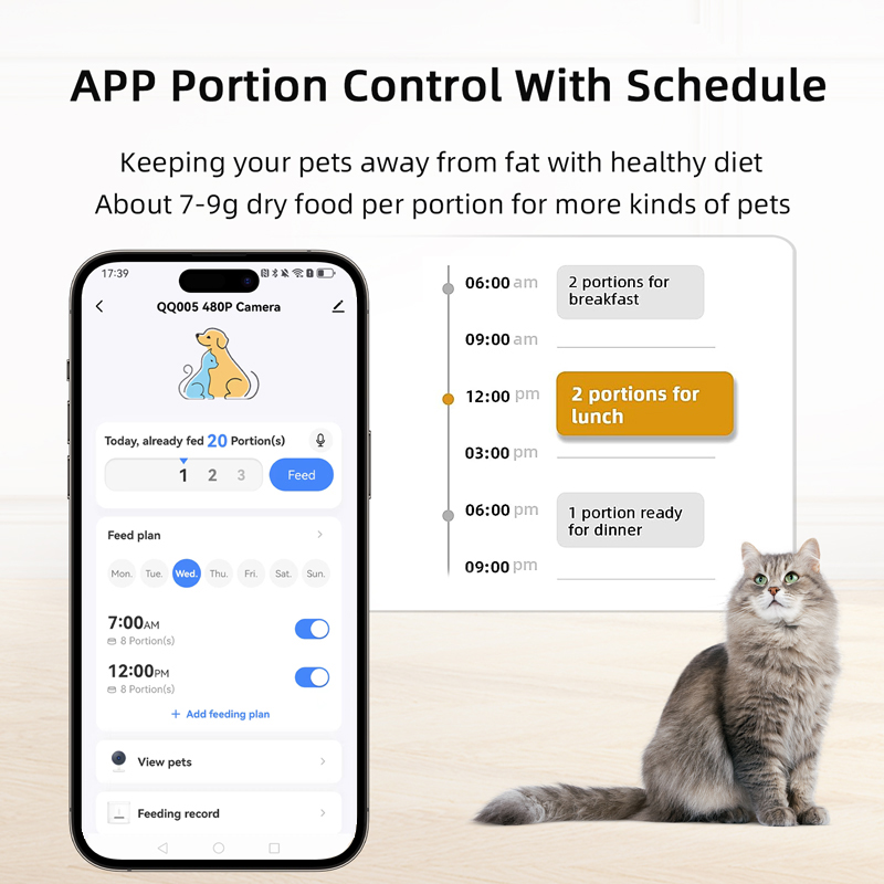 APP Portion control With Schedule