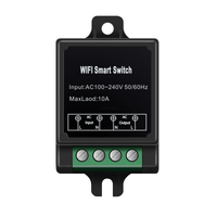 Tuya Dry Contact Wifi RF Relay Switch Module with Voice & APP Remote Control 12v for Electric Lock