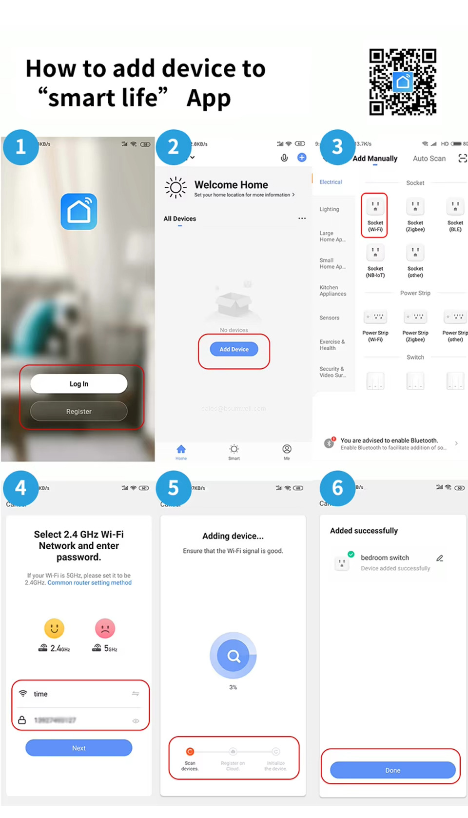 How to add device tosmart life”ApP