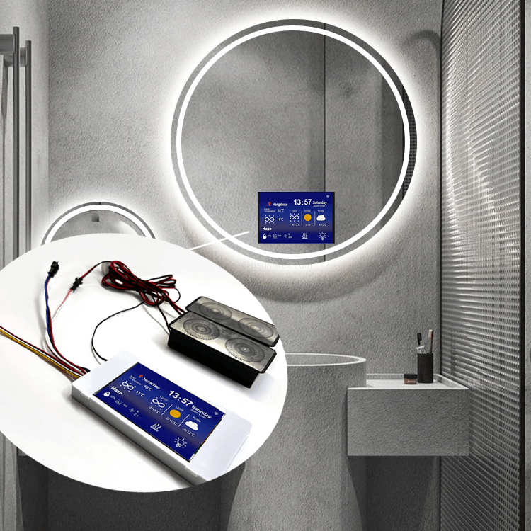 Smart Bathroom Mirror Manual Scan Induction Switch