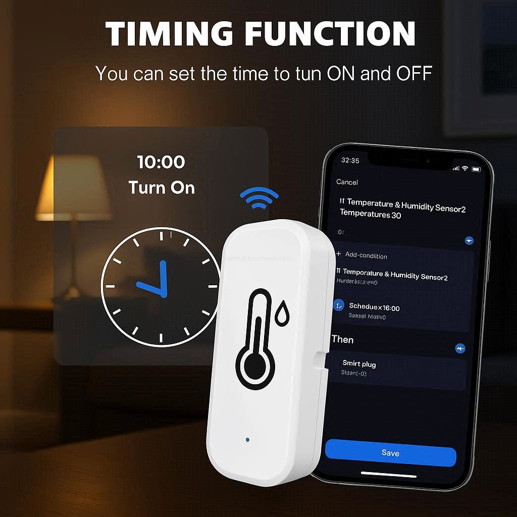 You can set the time to tun ON and OFF