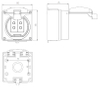 garden patio dual outlet
