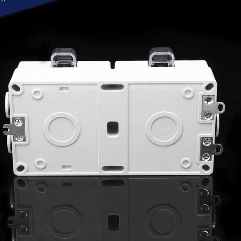 weatherproof double socket