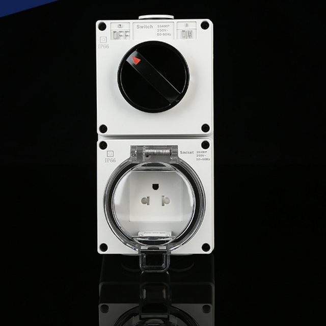 weatherproof switch socket