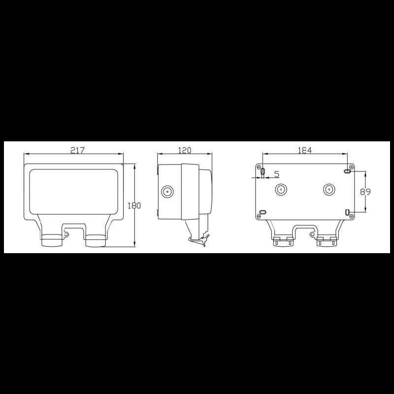 1-Pole Breaker Integrated Design Construction Site 16A Socket