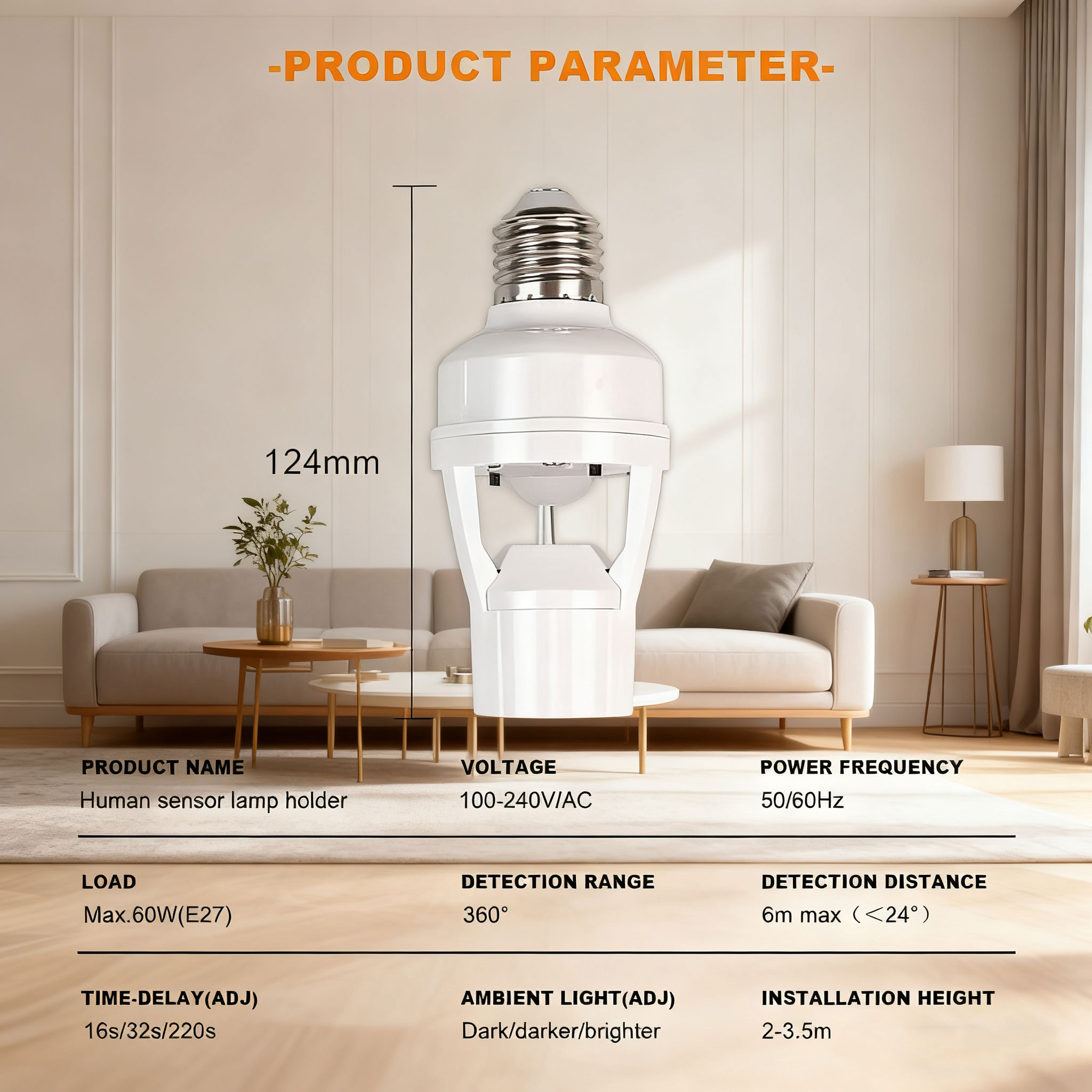 motion sensor light bulb