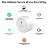 Tuya WiFi Smart Plug 16A/10A Remote Control Power Socket, Works with Google Home & Alexa, US/EU/AU/UK Plugs Available