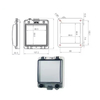 IP67 Transparent Window Cover Custom ABS/PC Visible Lid Fits 4-54 Way MCB Electrical Enclosures for Distribution Box