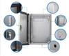 Stainless Steel Electrical Enclosure Box IP54 Wall Mount Metal Power Distribution Board Customized Electronic Project Junction Box