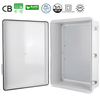Heavy Duty Polycarbonate Outdoor Electrical Junction Box IP67 IK10 Waterproof Enclosure