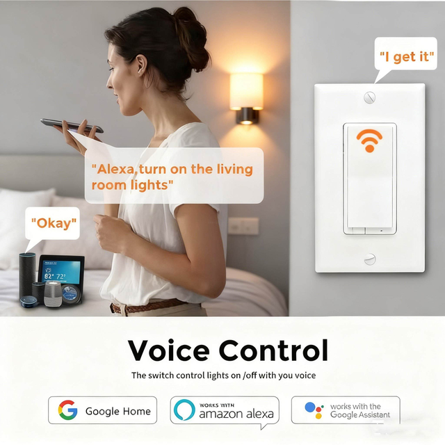 Alexa compatible dimmer switch