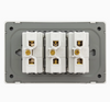 Brazil Standard Wall Power Socket Light Switch 118x72mm Fireproof PC Panel Dual USB Type C Fast Charger Smart Modular Combo Electric Outlet White