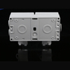 three-pin industrial socket
