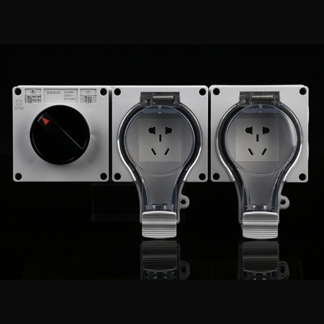 Bsumwell switch dual 5-hole socket,