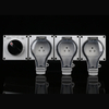heavy-duty 3-outlet switch unit outdoor workshop triple socket