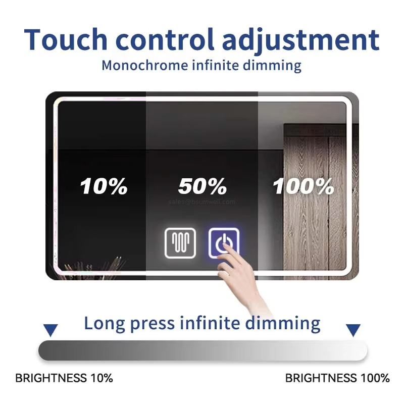 Touch control adjustmentMonochromeinfinite dimming Long press infinite dimming