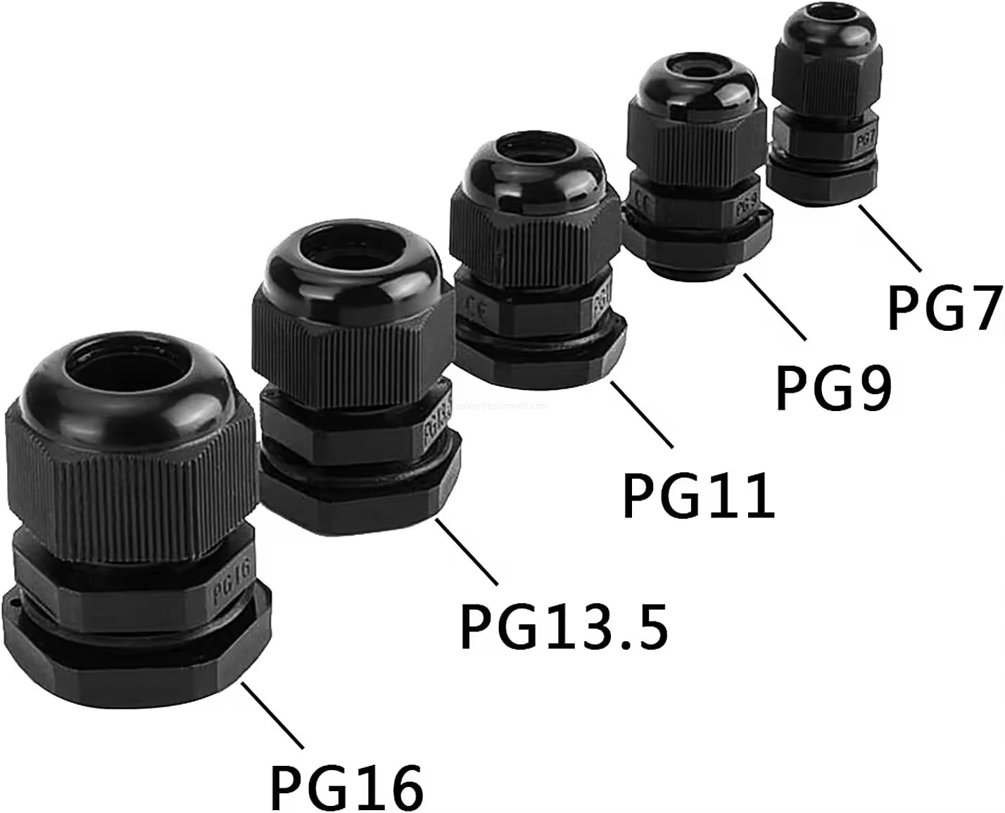 IP68 Waterproof PG9 Cable Gland
