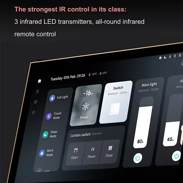 Voice Control Home Security Screen
