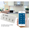 WIFI Smart Power Strip 4USB Plug-in Multi-Function Brazil type 16A Tuya Universal Power Strip Remove Control Extension Socket