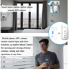 Tuya Roman Rod Single/Double Opener Smart WIFI Curtain Robot Control Curtains Wireless Smart Control Automated Curtains Smart Home System