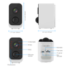 Tuya App 1080P HD Outdoor 2.4G PIR Wireless Wifi Battery Rechargeable Low Powered Surveillance Security Mini Smart Camera