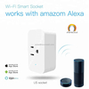 10A Alexa Google Home Tuya Smart Power Strip Socket Remote Control Mini Wifi Smart Plug