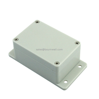 115*90*55mm Indoor And Outdoor Waterproof Dustproof Plastic Electronic Enclosure Wall Mounting Junction Box With Flange