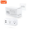 Tuya WIFI Smart Socket with USB Port Outlet US Standard Power Strip APP Remote Control Dual Plug Support Alexa Google Home