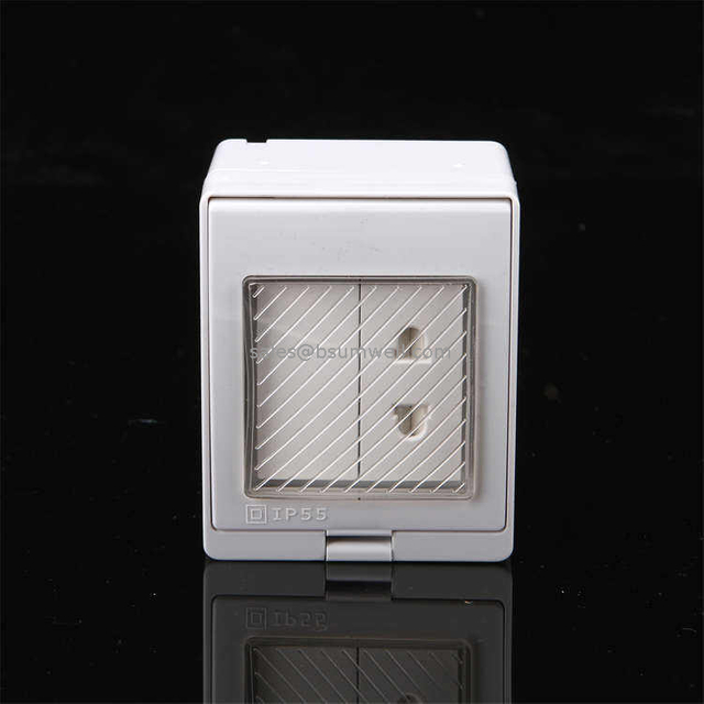 13A 16A 1 Gang Switch 1 Gang Socket Waterproof Weatherproof IP55 Power Plugs Sockets Switches And Sockets