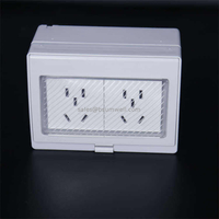 High Quality 2 Gang Socket Outdoor Switches And Socket IP55 Waterproof Push Button Switch