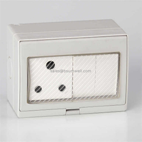 2 Gang Switch 1 Gang Socket IP55 Waterproof Cove Multi Electrical Switches And Sockets Push Button Switches