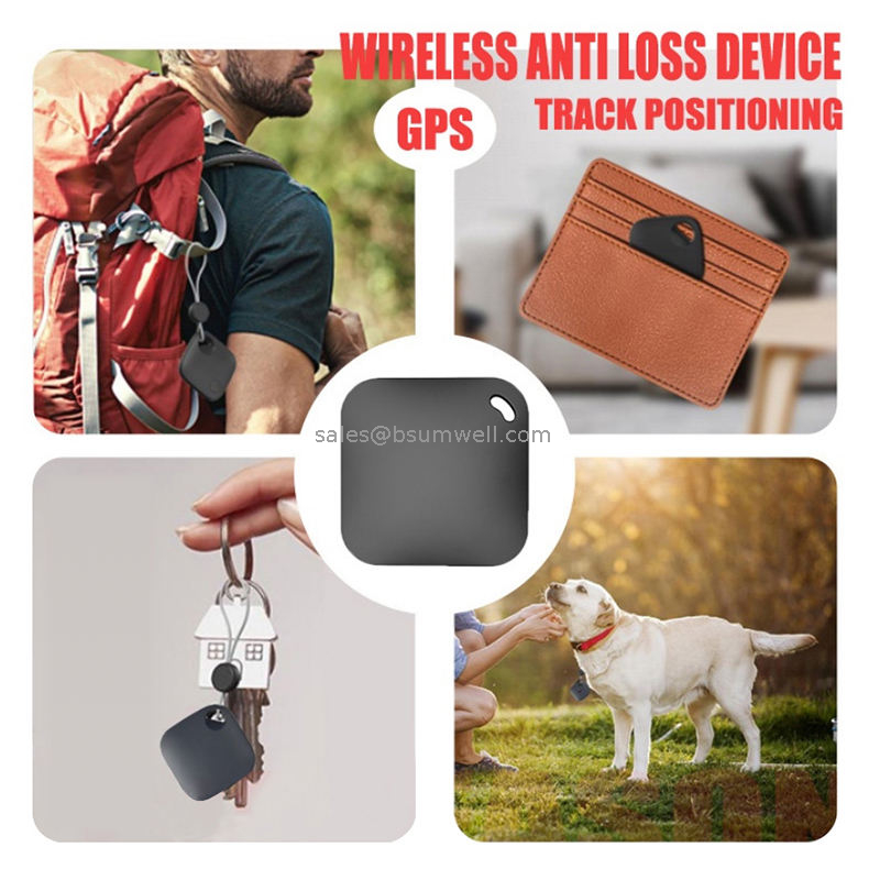 Real-Time Tracking Global Replaceable Battery Forlong-term Use Gps Pet Tracker Airtag Bluetooth Gps Tracker For People Dogs Kid