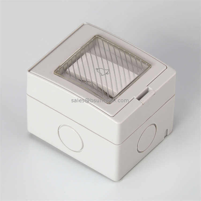Sound Suitable 1 Gang Door Bell Push Switch 250VAC 20A Waterproof IP55 Wall Switches Push Button Switches