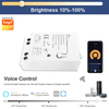 Mini Tuya WiFi LED Dimmer Controller 0/1-10V Wireless Control Alexa Google Home Smart Home LED Dimmable Power Drive AC100-240V