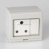 1 Gang Switch Socket IP55 Waterproof Cove Power Supply Electrical Switches And Sockets Push Button Switches