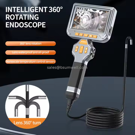 New PS-MS40 4.3-inch 8mm 10m Drain Pipe Inspection Camera 1080P HD Endoscope Camera Module 2.6cm