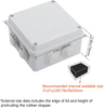  400*350*120mm ABS PC Plastic Waterproof Electrical Junction Box Bell Outdoor Outlet Covers