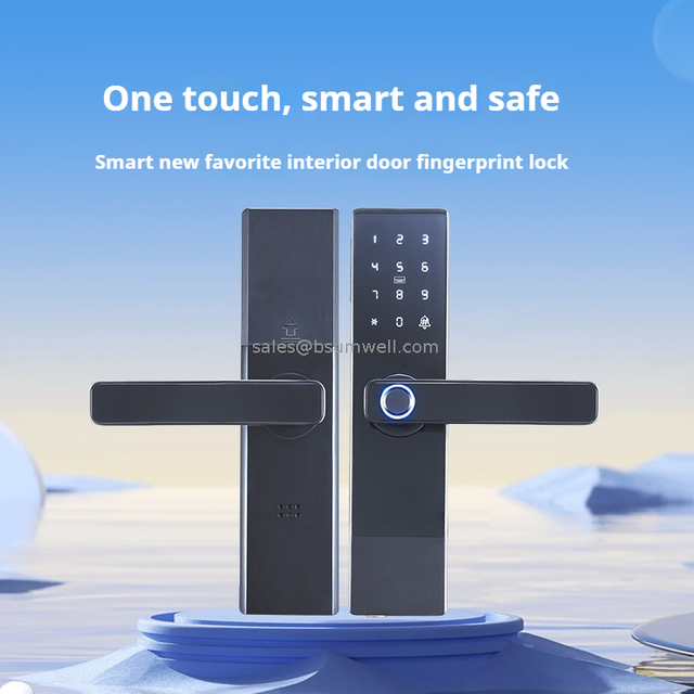 High Security Keyless Intelligent Electronic Digital Fingerprint Smart Door Lock door smart