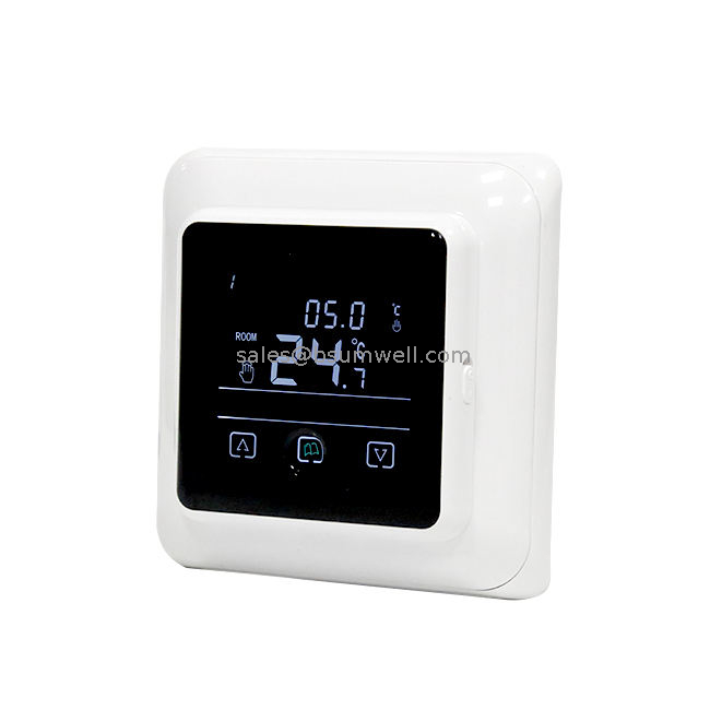 LCD Touch Screen Warm Floor Heating Room Thermostat AC110-230V Water Electric Heating Temperature Controller