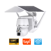Wholes Price Tuya App CCTV Camera Color Night Vision Solar Wifi Camera With Sim Card 4G Solar Camera