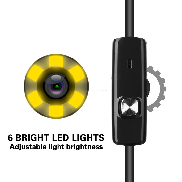 6 BRIGHT LED LIGHTS Adjustable light brightness