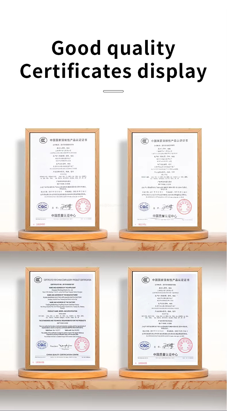Good quality Certificates display
