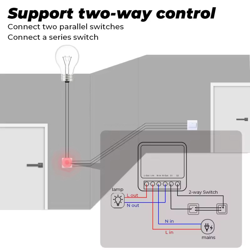 mini switch with voice control