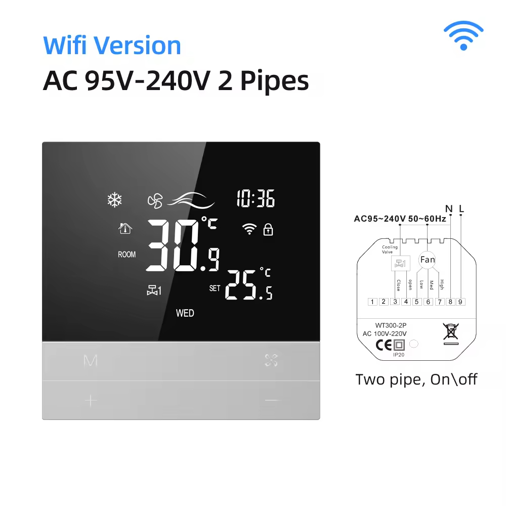 SKU-02-WIFI AC 95-240V 2 Pipes