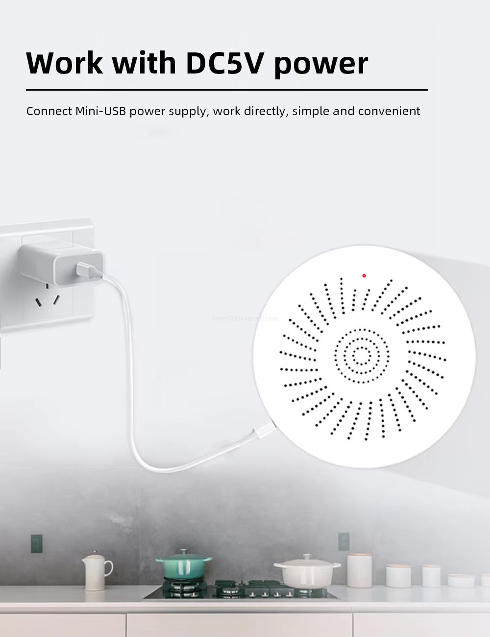 Work with Dc5V power