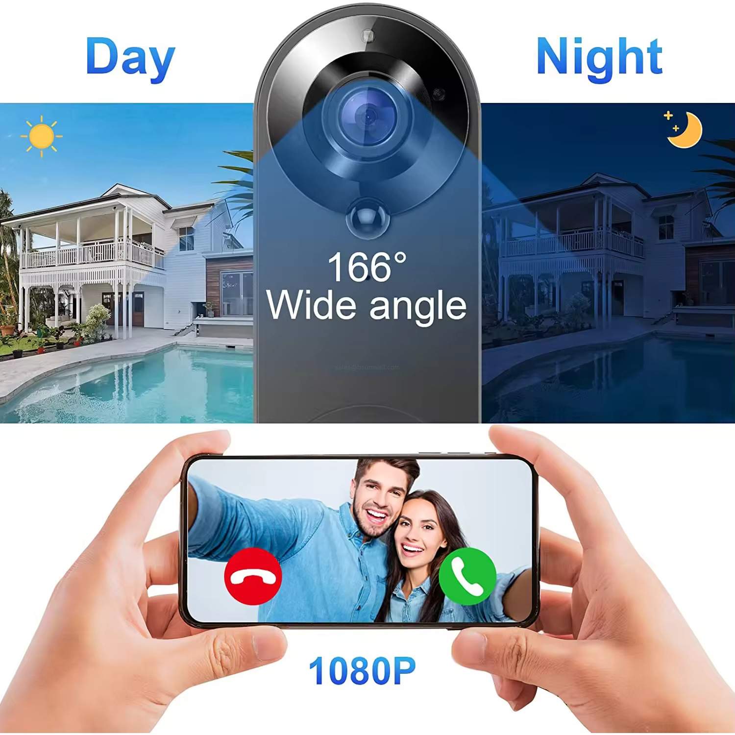 Tuya Doorbell With Camera Wireless 
