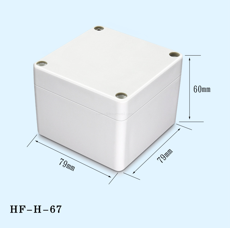 Custom Waterproof Electronic Instrument Junction Box Durable ABS Enclosure Plastic Junction Box Projects