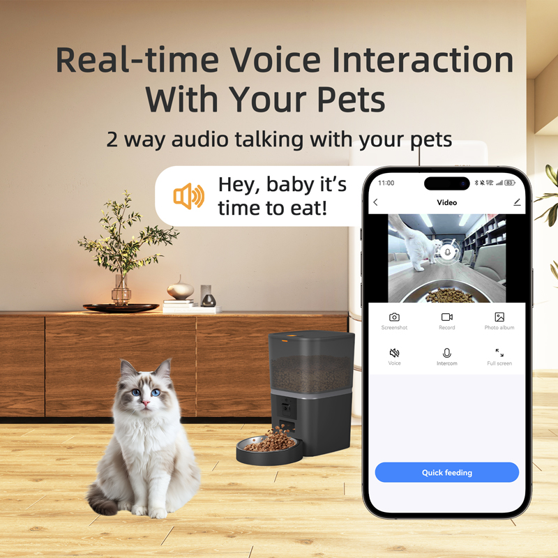 Real-time Voice Interaction With Your Pets
