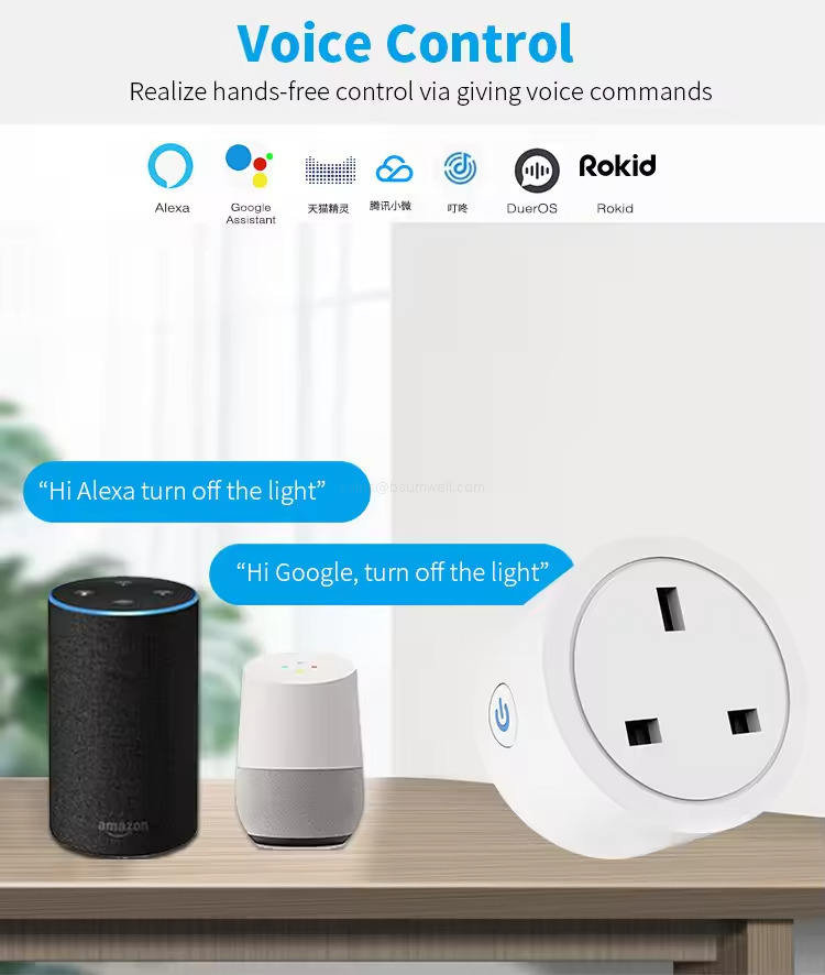 WiFi enabled UK 16A plug