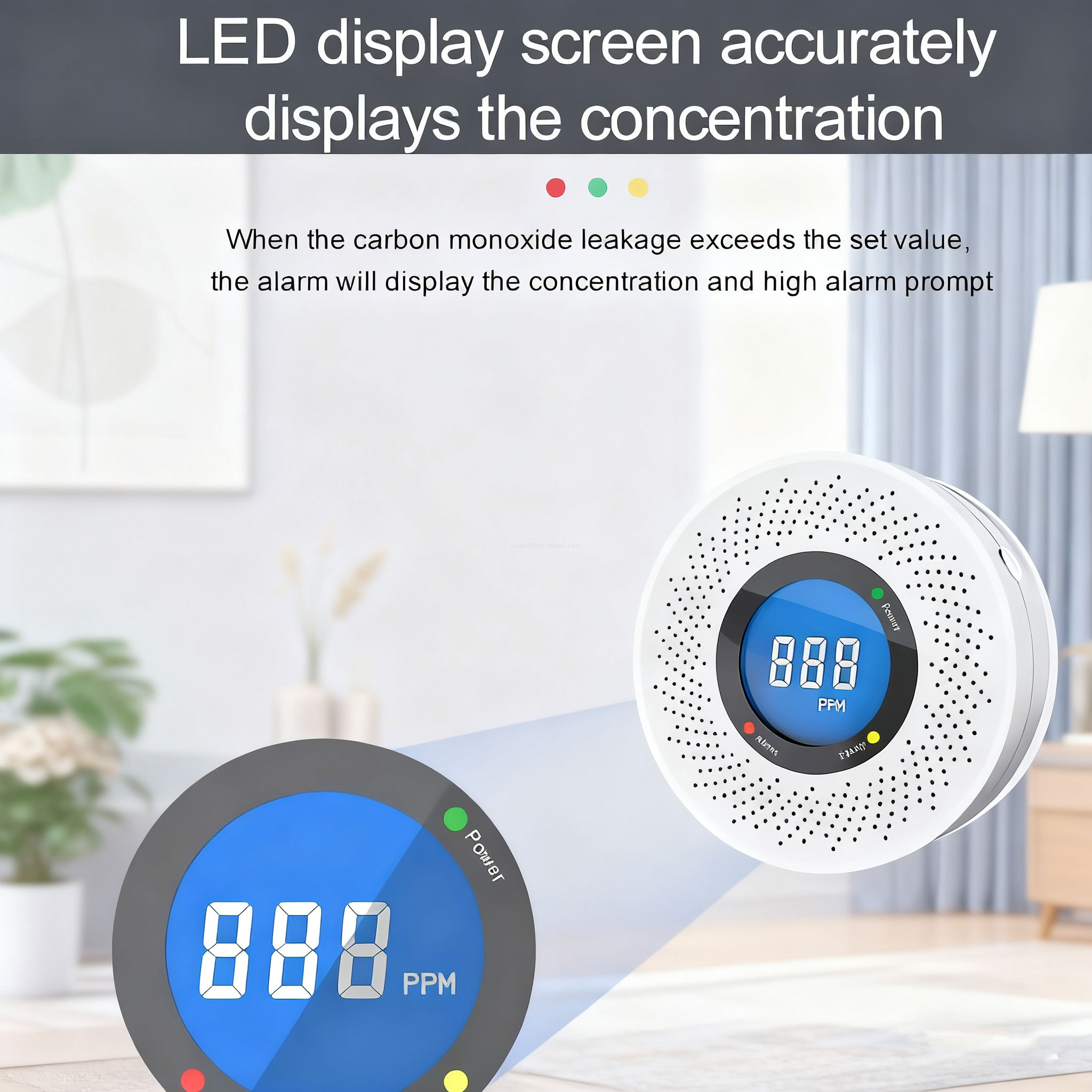 85dB CO Safety Alarm